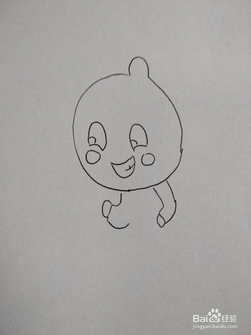 吃瓜的小人简笔画,一幅简笔画背后的故事