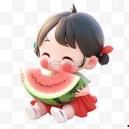 姑娘吃瓜图片,姑娘吃瓜图鉴